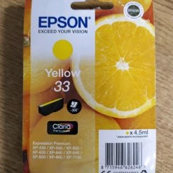 Vendora Γνήσια Μελάνια Epson 33 ( 7τεμαχια ) -Vendora κατάστημα 061d941f3e28293ec1154846b89d02d3a814d17e xl