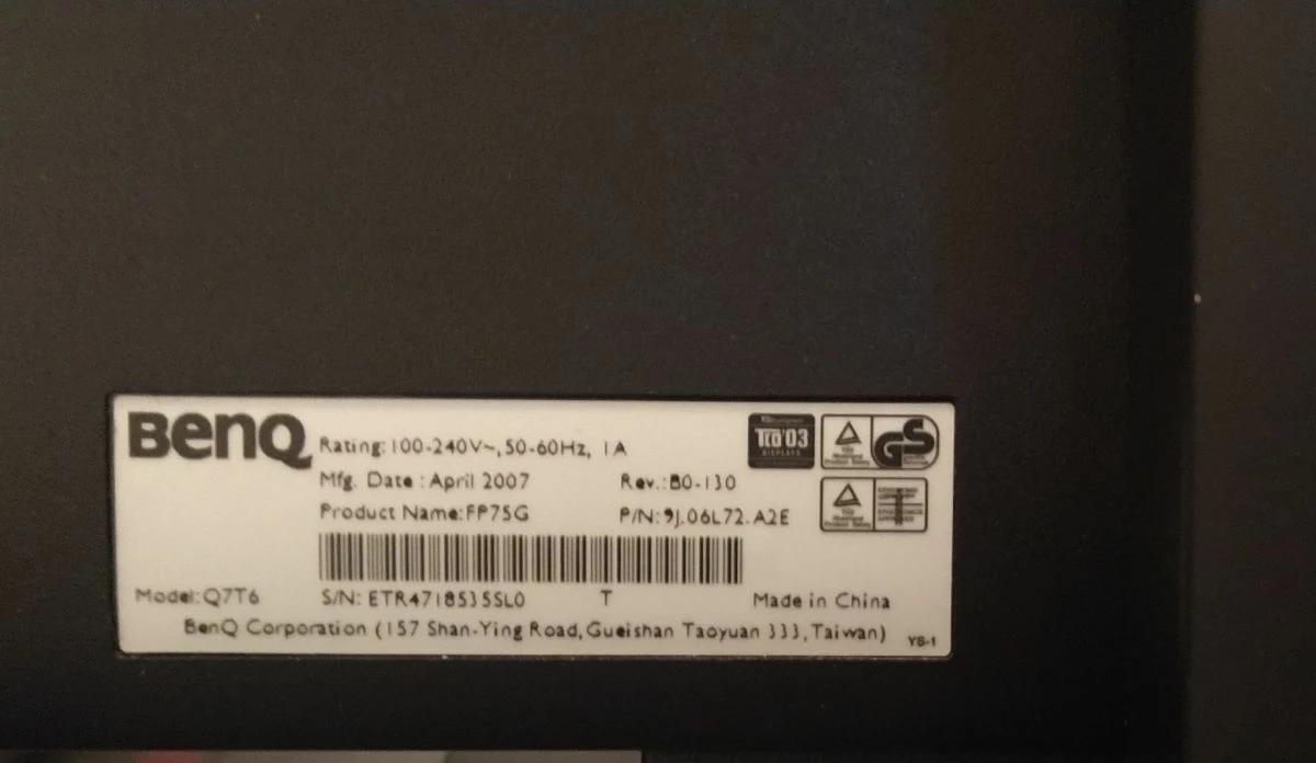 Vendora Οθόνη 17" ΒENQ Q7T6 3 Vendora Οθόνη 17" ΒENQ Q7T6 - Image 3