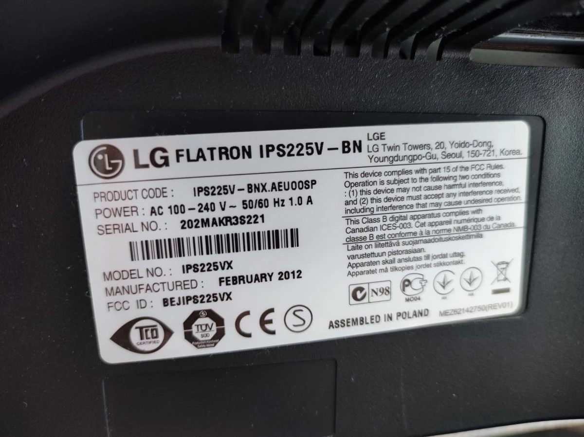 Vendora Οθόνη IPS 21.5" LG FLATRON IPS225V-BN 4 Vendora Οθόνη IPS 21.5" LG FLATRON IPS225V-BN - Image 4