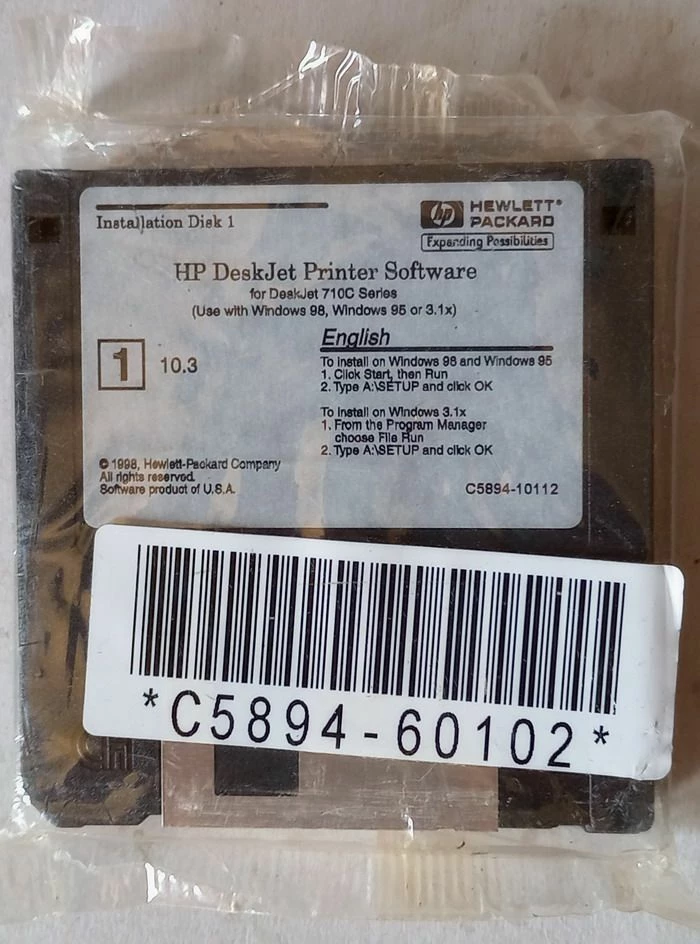 Vendora HP DISK FOR DESKJET 710C 3 Vendora HP DISK FOR DESKJET 710C - Image 3
