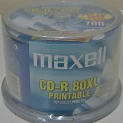 Vendora MAXELL CD-R 80 PRINTABLE P50