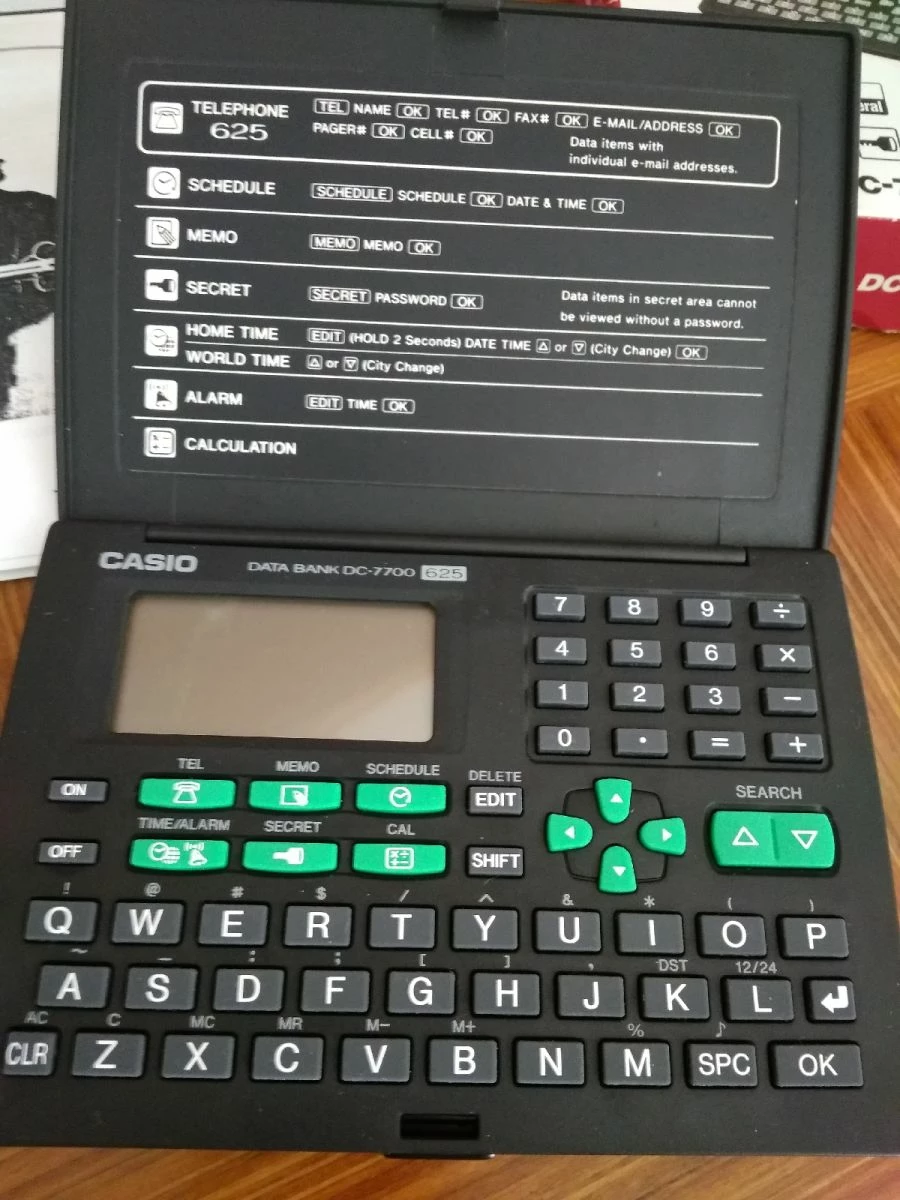 Vendora CASIO Ψηφιακή Ατζέντα/ Υπολογιστής 1 Vendora CASIO Ψηφιακή Ατζέντα/ Υπολογιστής