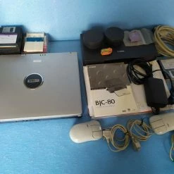 Vendora λαπτοπ TURBO,εγχρωμο εκτυπωτη/σαρωτη,φορητο CANON BJC-80,κλπ ειδη,τεμαχια 15,ολα μαζι στην τιμη των450€