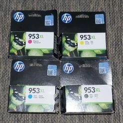 Vendora 4 ΓΝΗΣΙΑ ΜΕΛΑΝΙΑ HP953 XL - ΜΑΥΡΟ, ΚΥΑΝΟ, ΚΙΤΡΙΝΟ, ΜΑΤΖΕΝΤΑ ( αχρησιμοποίητα )