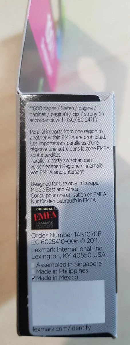 Vendora Μελάνι Lexmark 100XL Magenta 14N1070E 2 Vendora Μελάνι Lexmark 100XL Magenta 14N1070E - Image 2