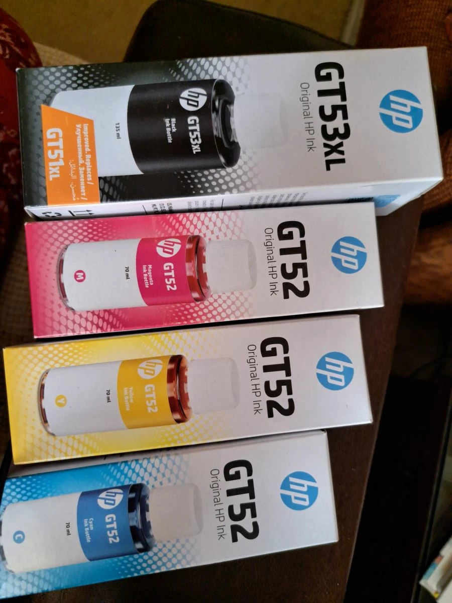 Vendora Μελάνι Εκτυπωτή InkJet GT53 Μαύρο XL και GT52 Magenta,cyan,yellow 1 Vendora Μελάνι Εκτυπωτή InkJet GT53 Μαύρο XL και GT52 Magenta,cyan,yellow