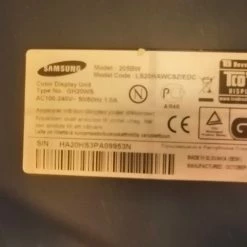 Vendora 20" Inch Samsung SyncMaster 205BW Widescreen LCD Monitor Black Silver -Vendora κατάστημα 867a9af2a559819ca8872b61e7ee0da8612b089b xl