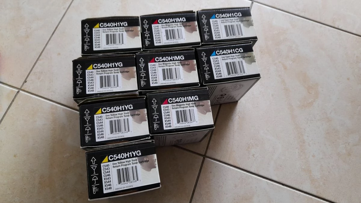 Vendora Lexmark Toners Original (9 τεμάχια) 1 Vendora Lexmark Toners Original (9 τεμάχια)