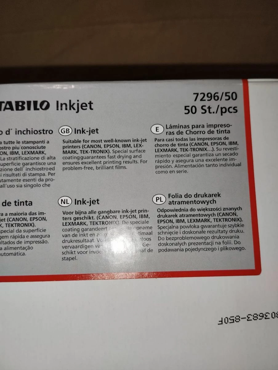 Vendora ΚΑΙΝΟΎΡΙΟ Διαφανές χαρτί εκτύπωσης Α4 για προτζέκτορα , Inkjet Transparents STABILO 3 Vendora ΚΑΙΝΟΎΡΙΟ Διαφανές χαρτί εκτύπωσης Α4 για προτζέκτορα , Inkjet Transparents STABILO - Image 3