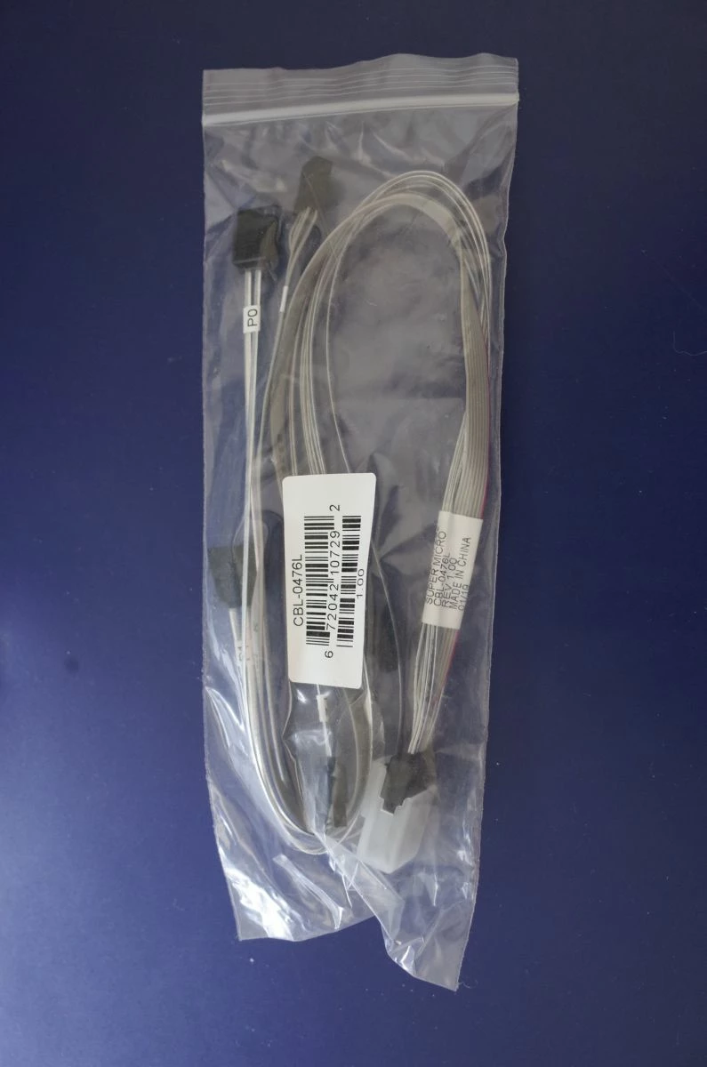 Vendora Καλώδιο MiniSAS Fan Out 4x Sata CBL-0476L Supermicro 1 Vendora Καλώδιο MiniSAS Fan Out 4x Sata CBL-0476L Supermicro