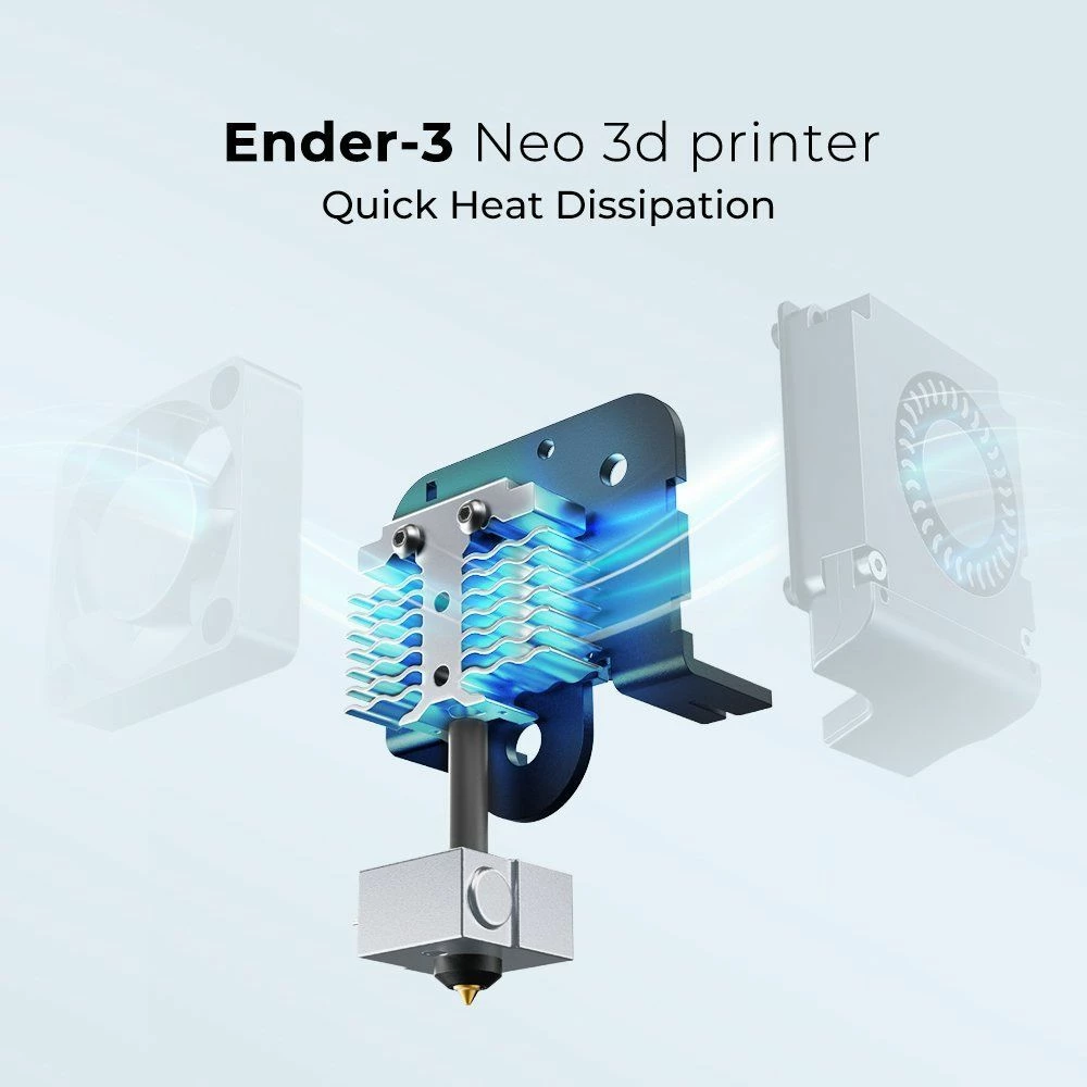 Vendora Ender 3 NEO Version (auto Level, Silent Board, Metal Extruder, Glass Bed, Yellow Springs) 4 Vendora Ender 3 NEO Version (auto Level, Silent Board, Metal Extruder, Glass Bed, Yellow Springs) - Image 4