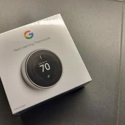Vendora Google Nest Smart Thermostat - Stainless Steel - 3rd Generation - NEW -Vendora κατάστημα e62d3b16f76573b9f619037f256da23cea627d38 xl