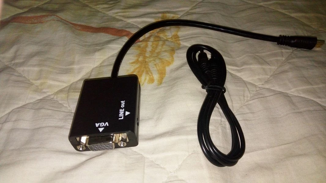 Vendora Καλωδιο Μετατροπεας HDMI To VGA + Audio 2 Vendora Καλωδιο Μετατροπεας HDMI To VGA + Audio - Image 2