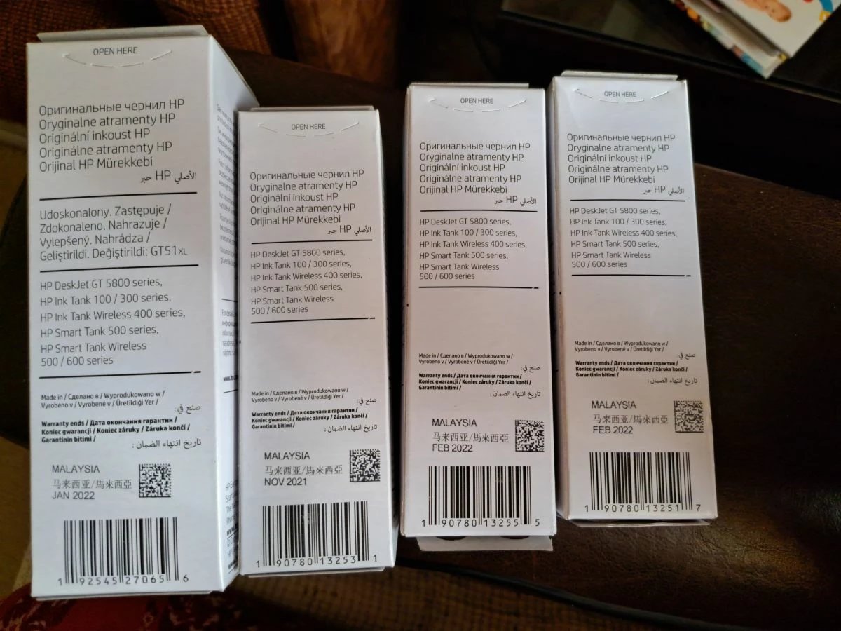 Vendora Μελάνι Εκτυπωτή InkJet GT53 Μαύρο XL και GT52 Magenta,cyan,yellow 2 Vendora Μελάνι Εκτυπωτή InkJet GT53 Μαύρο XL και GT52 Magenta,cyan,yellow - Image 2