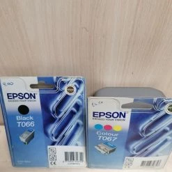 Vendora ΜΕΛΑΝΙΑ EPSON T066+T067 απο 4 ευρώ το ένα