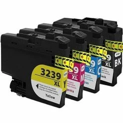 Vendora BROTHER LC 3239XL [Πακέτο τεσσάρων (4) τεμαχίων συμβατών μελανιών με Brother LC 3239XL All Colours]