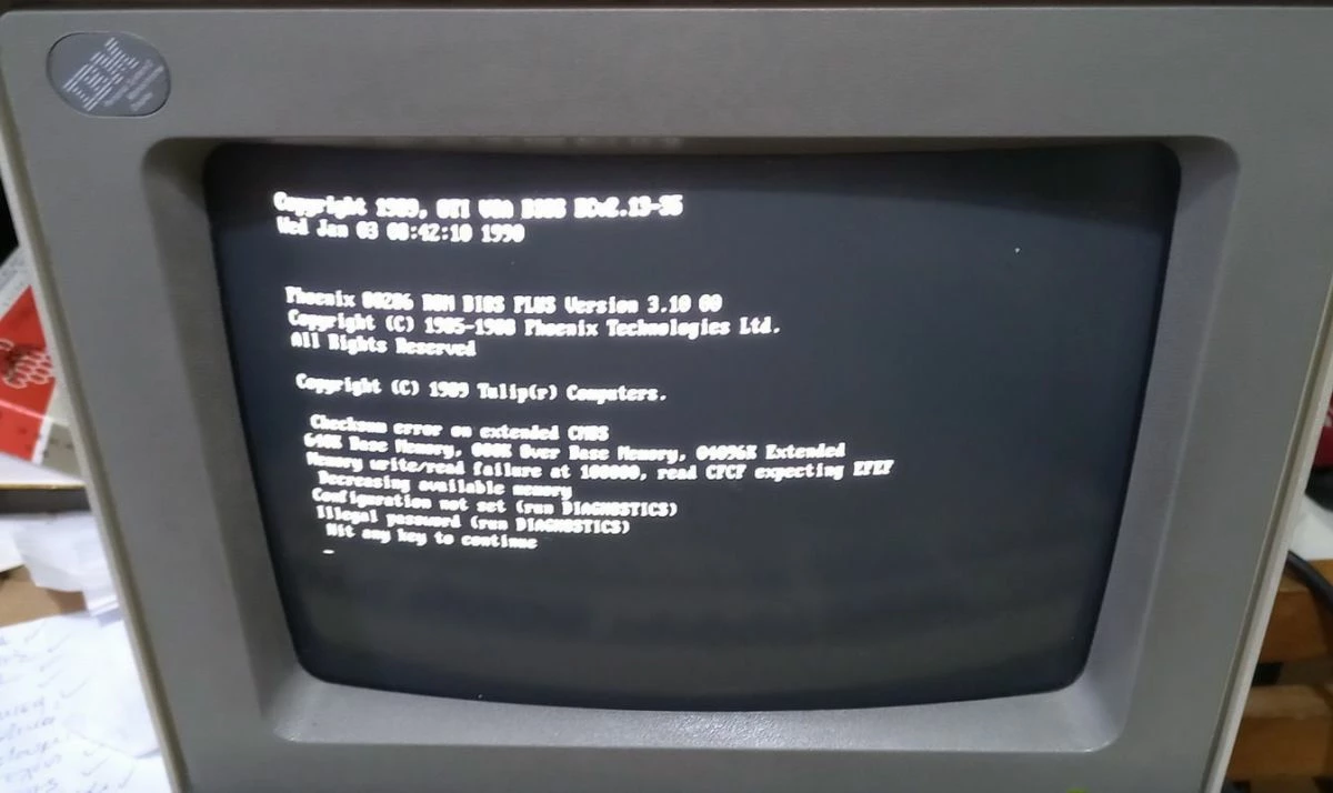 Vendora IBM A/M CRT VGA MONITOR 12 INC 5 Vendora IBM A/M CRT VGA MONITOR 12 INC - Image 5