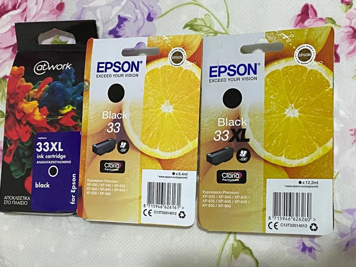 Vendora Μελάνια για Epson εκτυπωτής 33 ( 3 τεμαχια ) 1 Vendora Μελάνια για Epson εκτυπωτής 33 ( 3 τεμαχια )