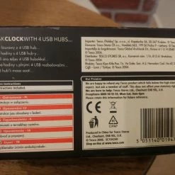 Vendora Desk Clock με 4 θύρες Usb (αχρησιμοποίητο) -Vendora κατάστημα f7ba3cfd1646cd09d67ab005301b986b09f20797 xl